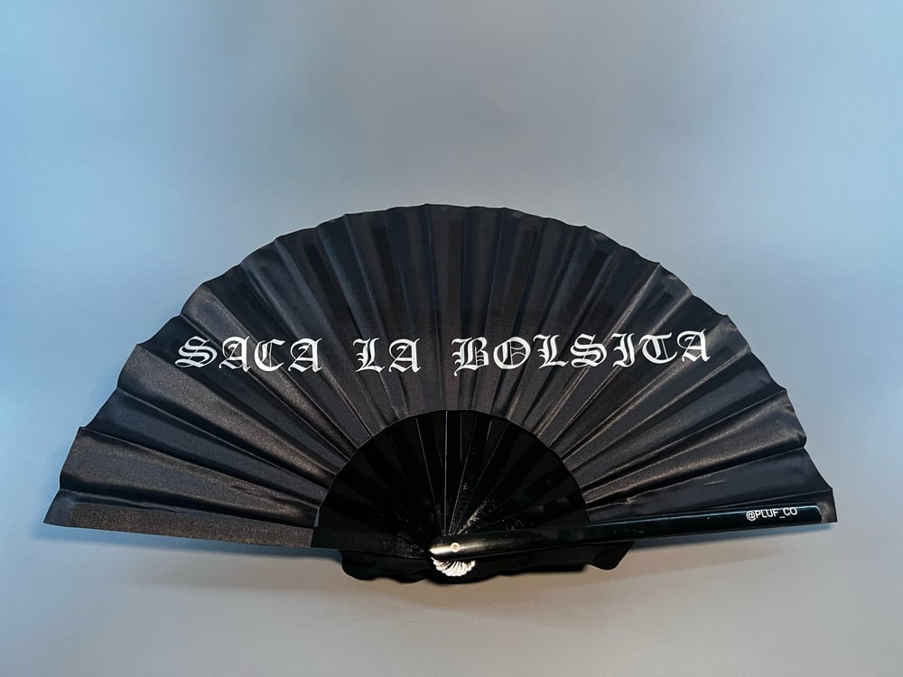 'SLB' Hand Fan