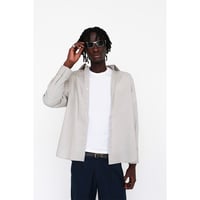 Image 3 of ANM260019 POPLIN SHIRT GREY
