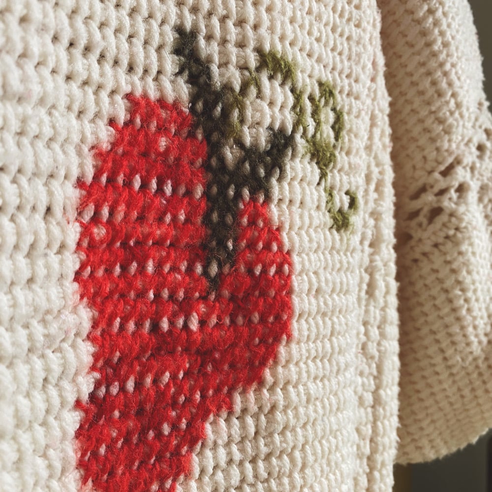 Image of Sweetest Strawberry Granny Sweater
