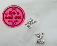 silver lv diamond charms 