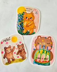 Image 1 of Bear blessings sticker pack 