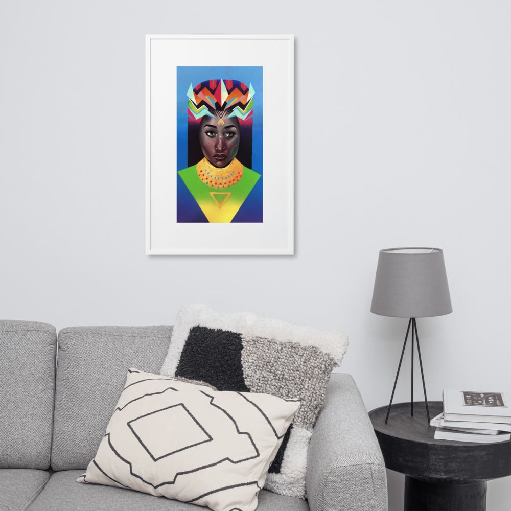 Image of Afroze Framed Art print