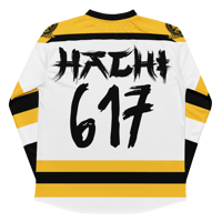 Image 1 of Hachi Black & Gold Hockey Jersey (617)
