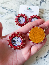 Image 2 of Sailor Mars Earrings (Dangly or Studs)