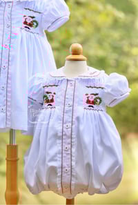 Image 14 of ELH x Manolitas Girl's Hand Smocked Santa Collection 