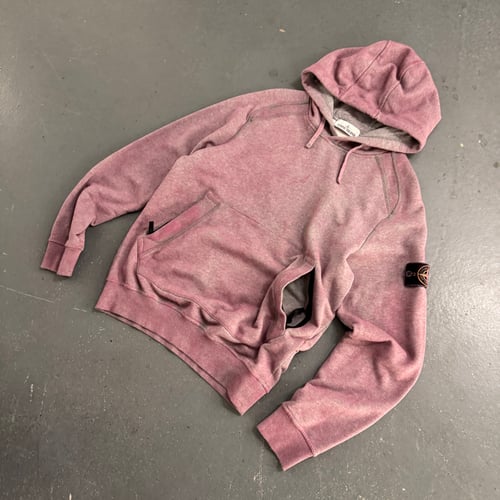Image of SS 2020 Stone Island Dust Treatment Hoodie, size medium