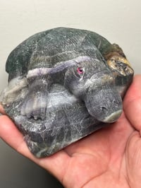 Image 1 of Platypus Fluorite Carving #2919