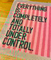 Image 3 of Under control needlepoint kit 