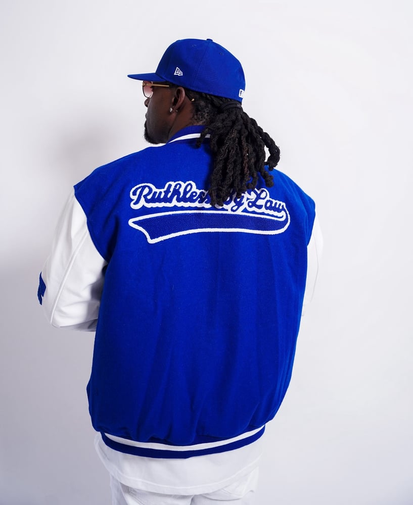 Image of RBL Posse Varsity Jacket (Royal Blue/White)