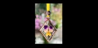 Image 1 of Johnny Jump-up Gold Diamond Pendant