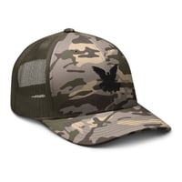 Image 2 of DIVINELY PROTECTED Camouflage trucker hat