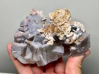 Image 5 of QR Code Fluorite & Barite Specimen #2586