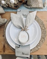 Image 1 of Personalised Neutral Clay Egg