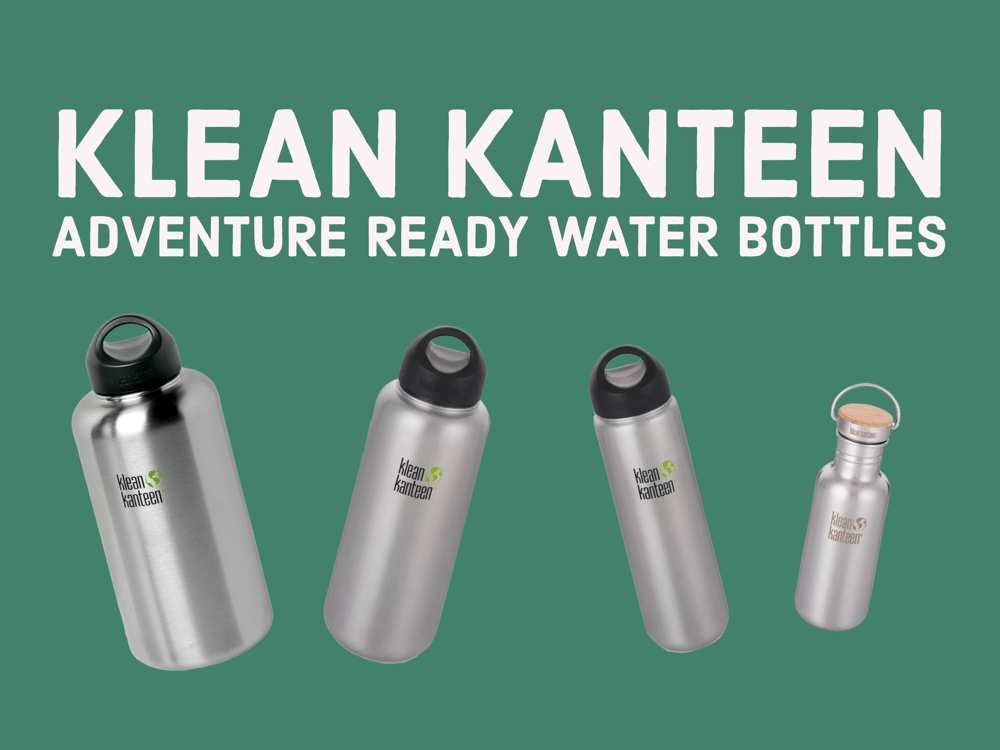 Image of Klean Kanteen water bottles