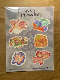 Image 2 of Flower Sticker set of 4