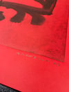 Monotype On Red 8