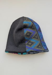 Image 2 of Upcycled Reversible Beanie Kenzo x Rose