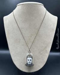 Image 3 of Fright Mike Glass Dome Necklace