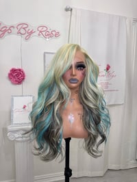 Image 7 of Edgy teal highlights (ready to ship) 