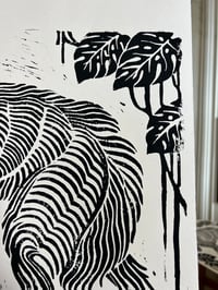 Image 5 of LOBO-GUARÁ • linocut print 