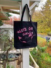Image 3 of Let's Go Girls Canvas Tote Bag