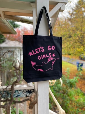 Image of Let's Go Girls Canvas Tote Bag