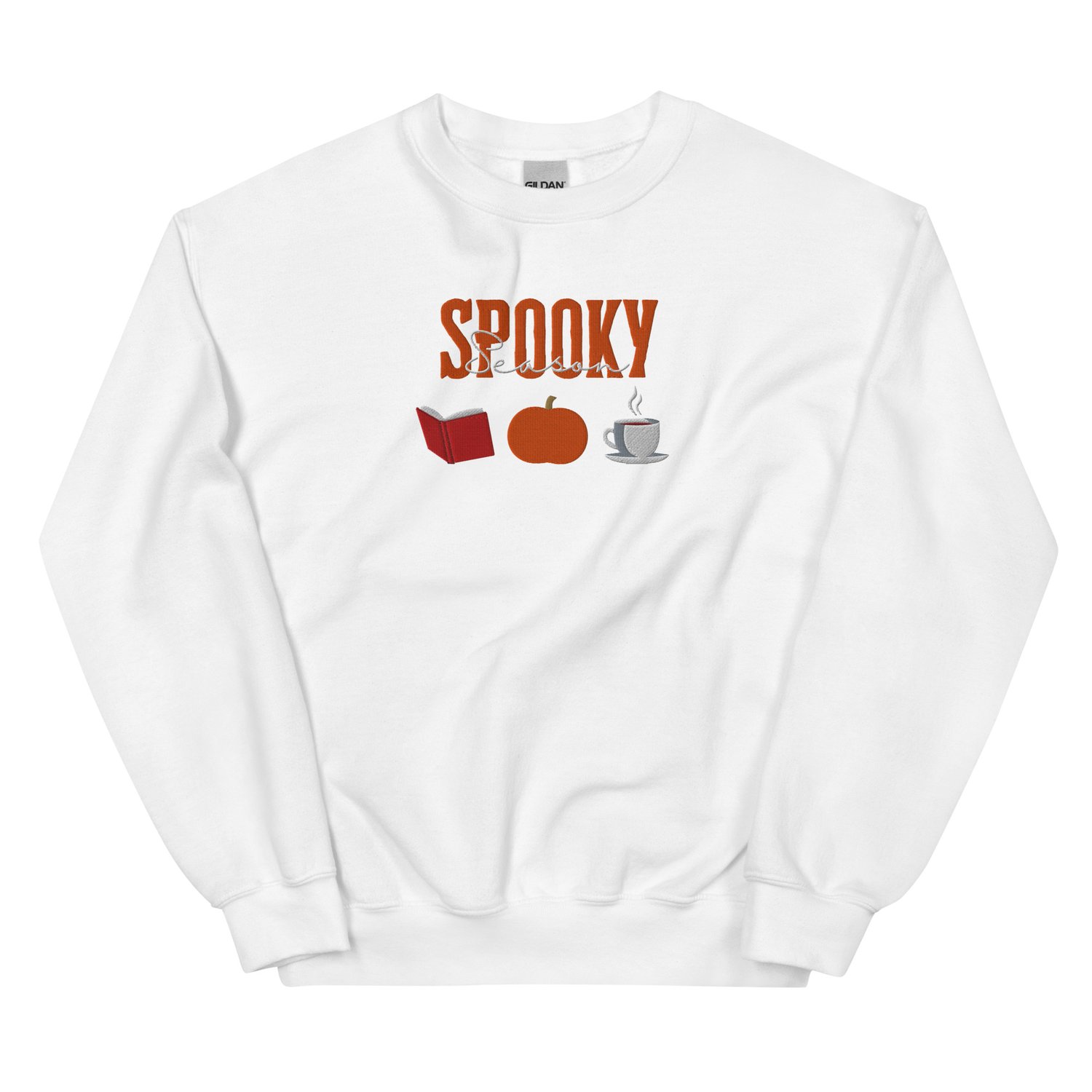 Image of Spooky season autumn colours Unisex Sweatshirt