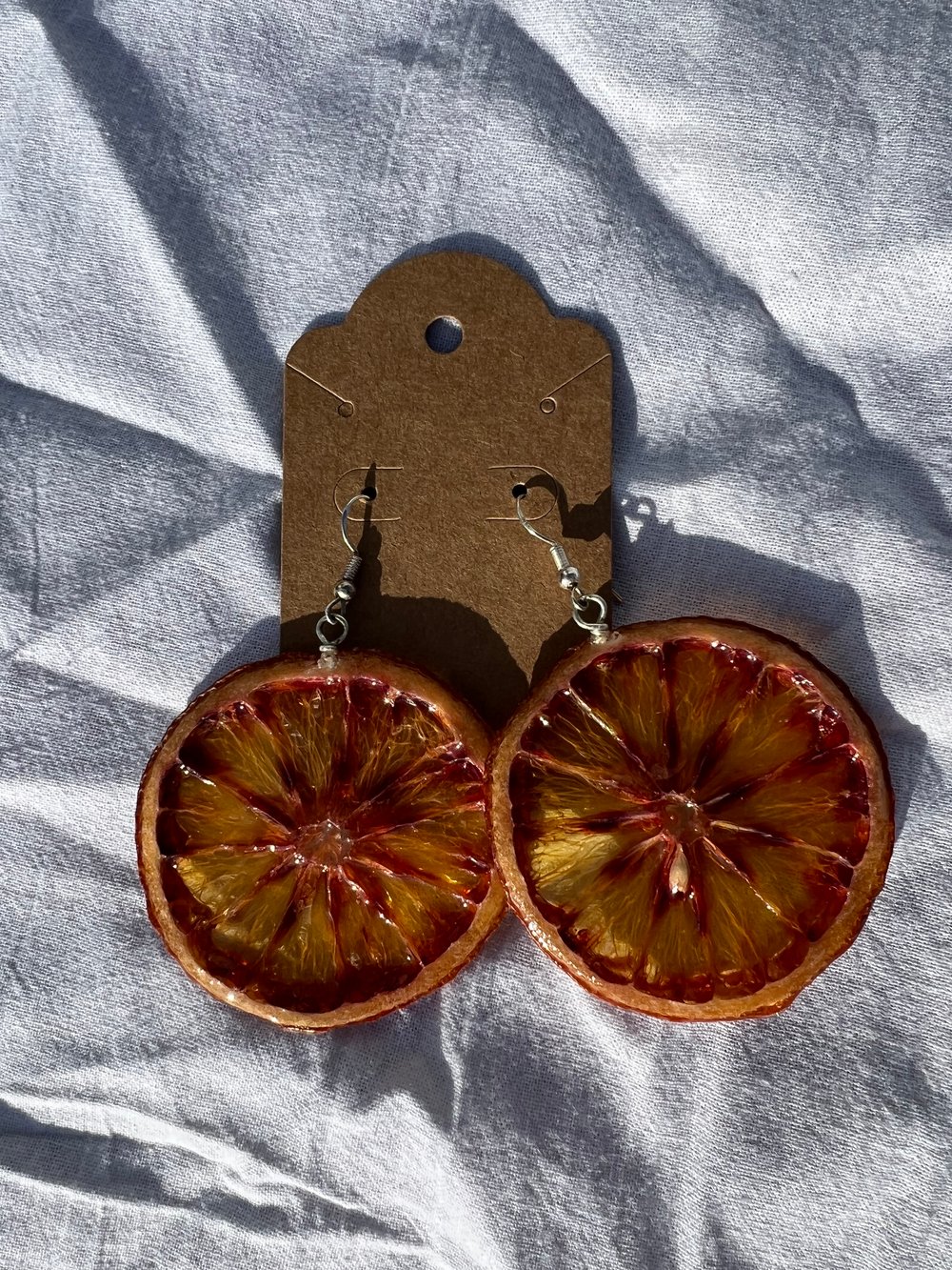 Image of Dried Blood Orange Earrings