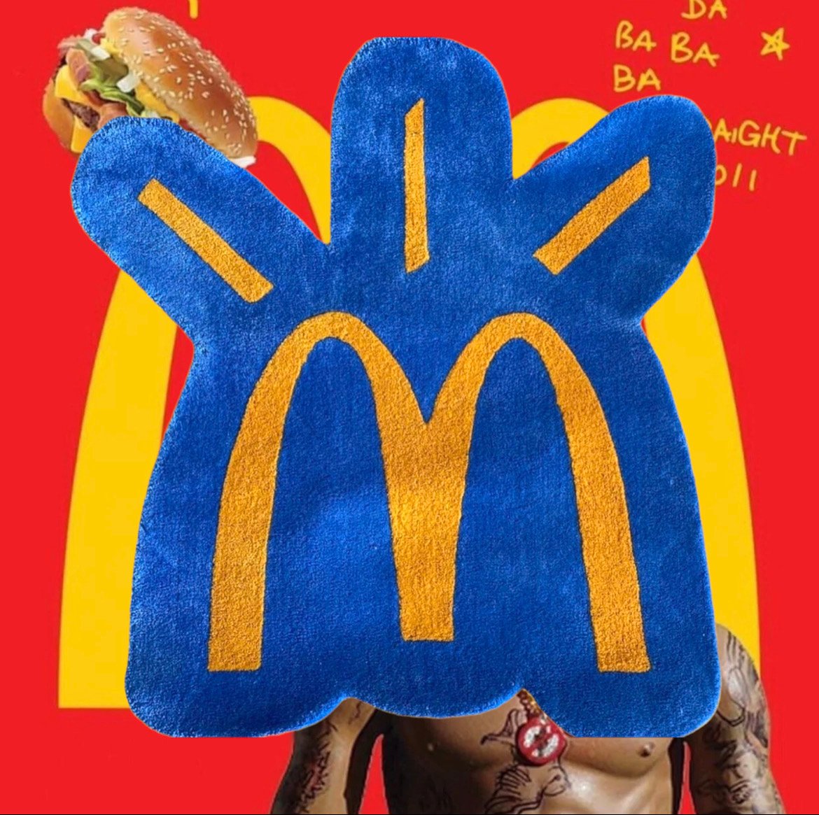 🆕 Travis Scott 🌵McDonald's 🍟Cactus Arche 🌵Area Rug | Pauly Vintage