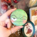 Zoro Moss Ball Plush Buttons