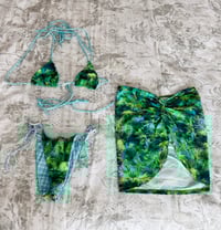Image 3 of Reversible photoshoot bikini with matching sarong skirt