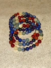 Image 1 of 7 Chakras Bracelet 8mm