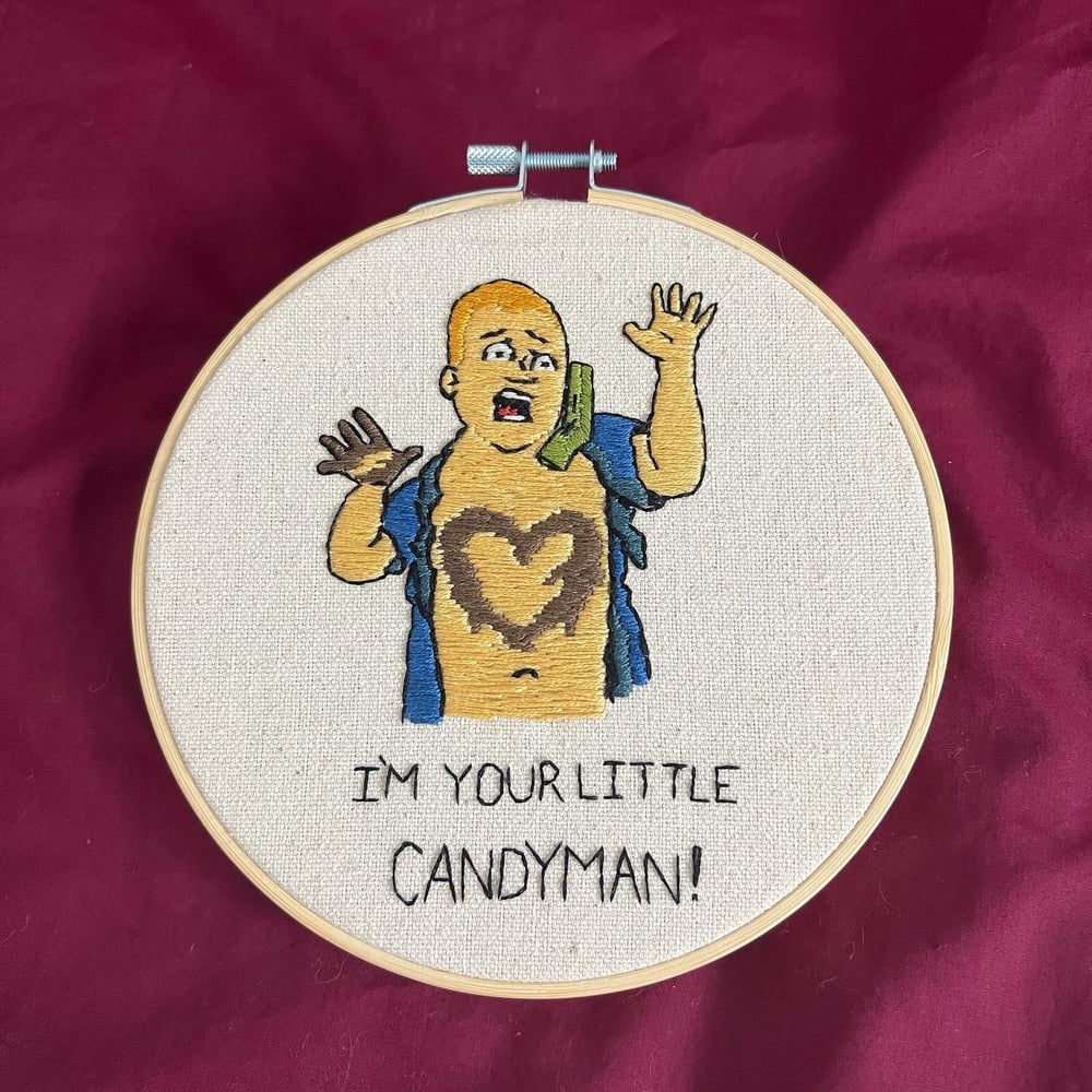 Image of Bobby Hill Candyman 6” Embroidery Hoop