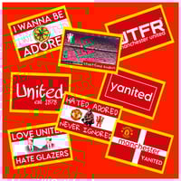 Manchester United Sticker Bundle