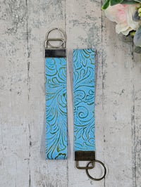 Image 5 of Vintage Embossed Wristlet Keychain
