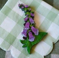Image 3 of Foxglove brooch 