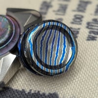 Image 2 of Pre-order Custom Zircuti Button Dish/5S Stripe Blue Polished