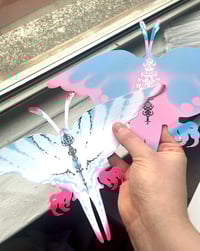 Image 2 of butterfly creature foiled prints