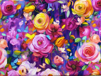 Image 22 of Floral Scrub Hats