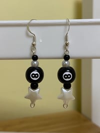 Image 1 of 8-ball earrings