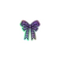 Image 5 of Holographic charm  sticker bow