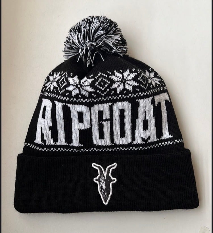 Image of RIPGOAT Pom Knit Beanies 
