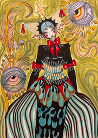 Image 1 of hyacynth original on A3 watercolour paper