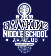 Image 2 of Hawkins AV Club Stranger Things T Shirt