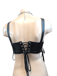 Image 4 of Black spiked bralette