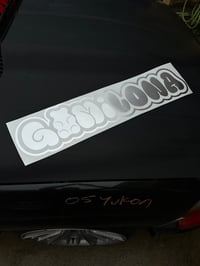 GOMILONA windshield decals (chrome) 4x entries