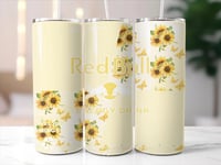 redbull sunflower 20oz tumbler