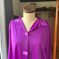 Image 2 of Henson Kickernick Purple Nightgown Large