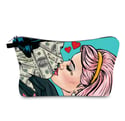 Makeup Bag For Women Cosmetic Pouch, Cosmetic Brush Organizer or Money Bag
