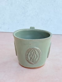Image 2 of Yoni Emblem Mug in Green (No. 02)